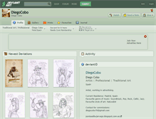 Tablet Screenshot of diegocobo.deviantart.com