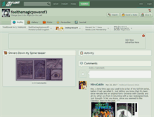 Tablet Screenshot of feelthemagicpowerof3.deviantart.com