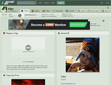 Tablet Screenshot of kiipy.deviantart.com