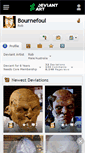 Mobile Screenshot of bournefoul.deviantart.com