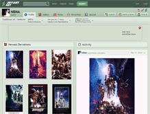 Tablet Screenshot of n8ma.deviantart.com
