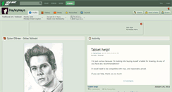 Desktop Screenshot of hayleymayo.deviantart.com