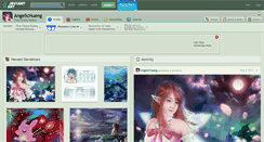 Desktop Screenshot of angelichueng.deviantart.com