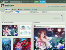 Tablet Screenshot of angelichueng.deviantart.com