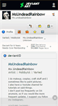 Mobile Screenshot of msundeadrainbow.deviantart.com