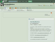 Tablet Screenshot of msundeadrainbow.deviantart.com