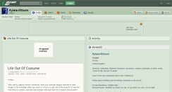 Desktop Screenshot of kylara-kitsune.deviantart.com