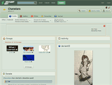 Tablet Screenshot of charastara.deviantart.com