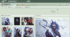 Desktop Screenshot of dangmylinh.deviantart.com