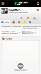 Mobile Screenshot of boykitten.deviantart.com