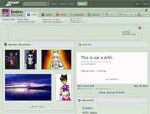 Tablet Screenshot of emaino.deviantart.com