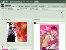 Tablet Screenshot of kuro-inu.deviantart.com