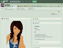 Tablet Screenshot of karlakay.deviantart.com