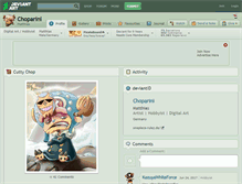 Tablet Screenshot of choparini.deviantart.com