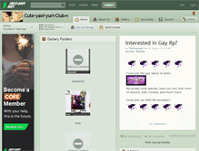 Tablet Screenshot of cute-yaoi-yuri-club.deviantart.com