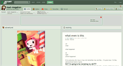 Desktop Screenshot of mad--megatron.deviantart.com