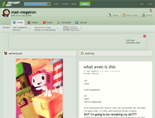 Tablet Screenshot of mad--megatron.deviantart.com