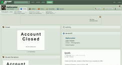 Desktop Screenshot of mattocaster.deviantart.com