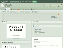 Tablet Screenshot of mattocaster.deviantart.com