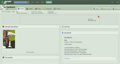 Desktop Screenshot of hardlyart.deviantart.com
