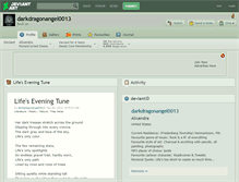 Tablet Screenshot of darkdragonangel0013.deviantart.com