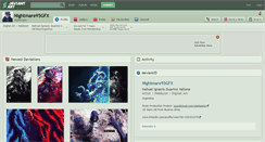 Desktop Screenshot of nightmare95gfx.deviantart.com