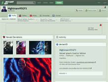 Tablet Screenshot of nightmare95gfx.deviantart.com