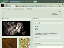 Tablet Screenshot of erjon.deviantart.com