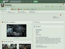 Tablet Screenshot of outerkast.deviantart.com