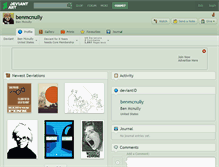 Tablet Screenshot of benmcnully.deviantart.com