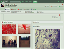 Tablet Screenshot of foto-graphier-les.deviantart.com