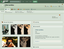 Tablet Screenshot of little-lumikko.deviantart.com