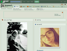 Tablet Screenshot of dynasourx.deviantart.com