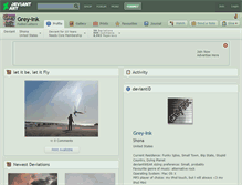 Tablet Screenshot of grey-ink.deviantart.com