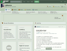Tablet Screenshot of labbonno.deviantart.com