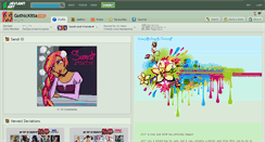 Desktop Screenshot of gothickitta.deviantart.com