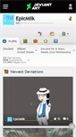 Mobile Screenshot of epicmilk.deviantart.com