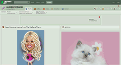 Desktop Screenshot of murielfreemind.deviantart.com