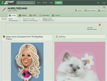 Tablet Screenshot of murielfreemind.deviantart.com
