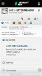 Mobile Screenshot of cv01-hatsunemiku.deviantart.com