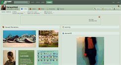 Desktop Screenshot of kanayawest.deviantart.com