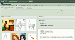 Desktop Screenshot of imagine-art.deviantart.com