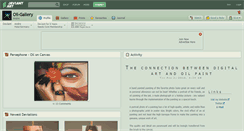 Desktop Screenshot of oil-gallery.deviantart.com