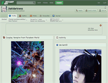 Tablet Screenshot of jiakidarkness.deviantart.com