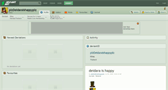 Desktop Screenshot of plzdeidaraishappyplz.deviantart.com