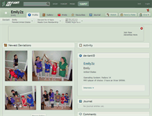 Tablet Screenshot of emily2z.deviantart.com