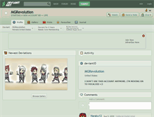 Tablet Screenshot of mgrevolution.deviantart.com