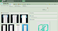 Desktop Screenshot of exodus-arts.deviantart.com