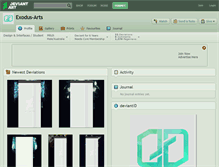 Tablet Screenshot of exodus-arts.deviantart.com