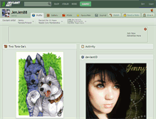 Tablet Screenshot of jenjen88.deviantart.com